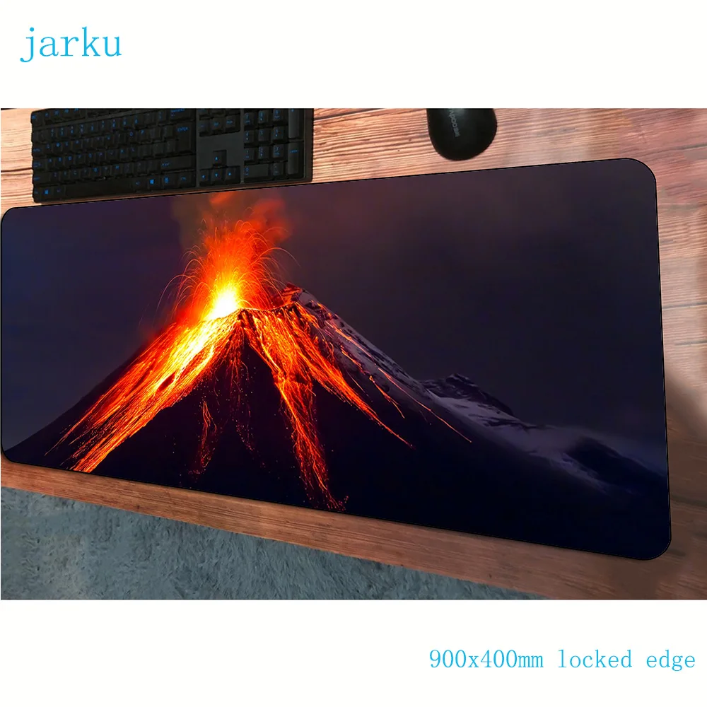 Коврик для мыши Volcanoes на день рождения 900x400x2 мм игровой коврик для мыши красивый компьютерный большой Настольный коврик для мыши