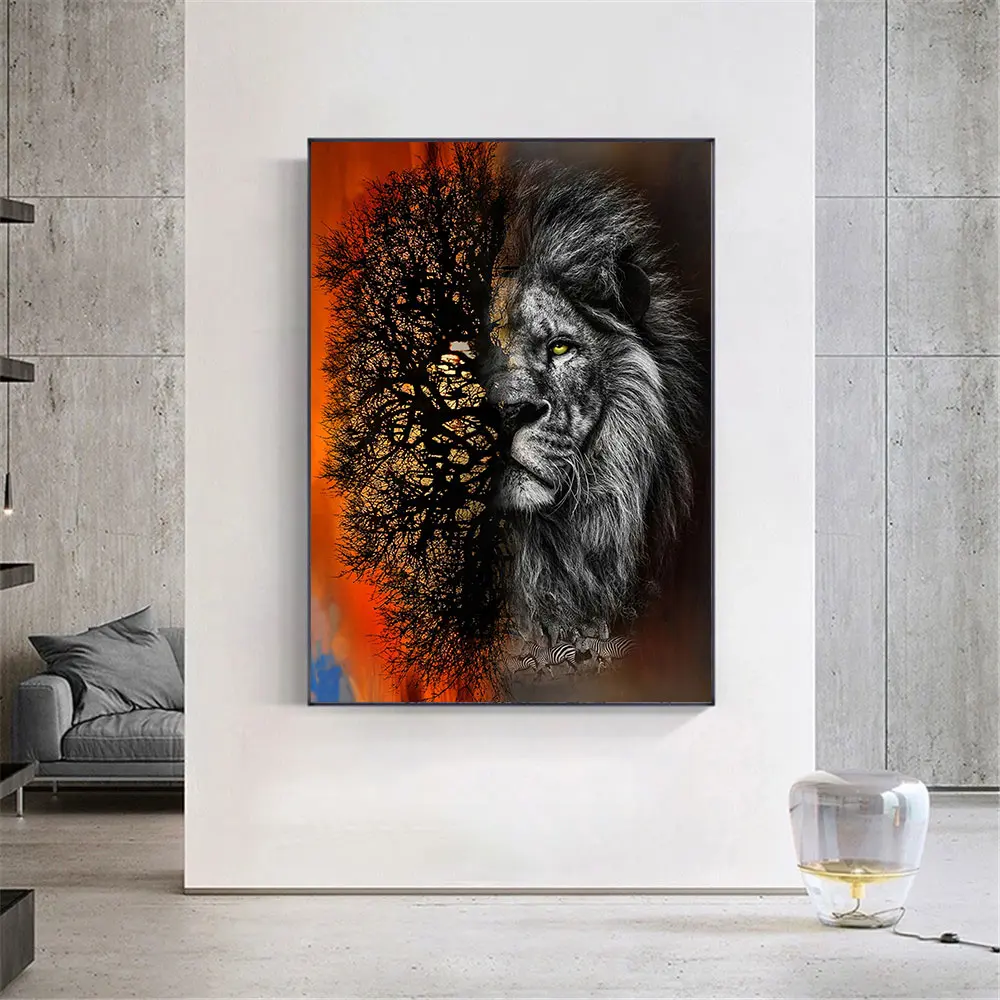 

Современные Настенные постеры и принты в виде животных