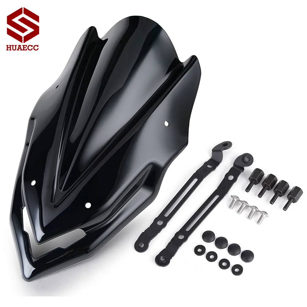 

Motorcycle Windscreen Windshield for Kawasaki Z900 2017-2019 Deflector Protector Wind Screen