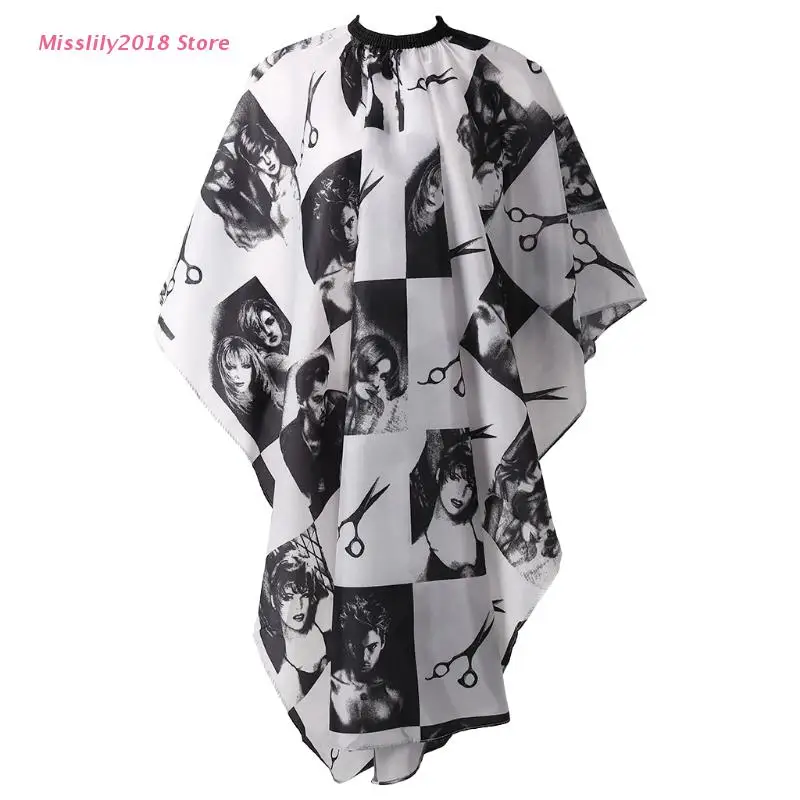 

Salon Hair Cut Hairdressing Hairdresser Waterproof Barbers Cape Gown Cloth New
