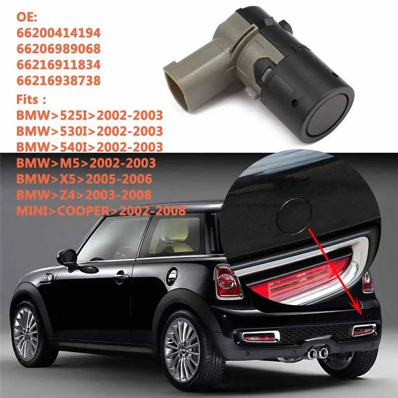 OE:66206989068 Car PDC Parking Reversing Sensor Sensor+Repair Tools Kit A2139 for BMW 3 5 6 7 X3 X5 E39 E53 E60 E61 | Автомобили и