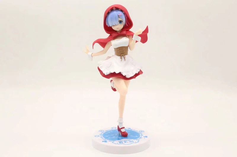 Re: Zero Hajimeru Isekai Seikatsu Rem/Ram Red Hood Ver. ПВХ кукла Фигурка Коллекционная Фигурка модель игрушка подарок