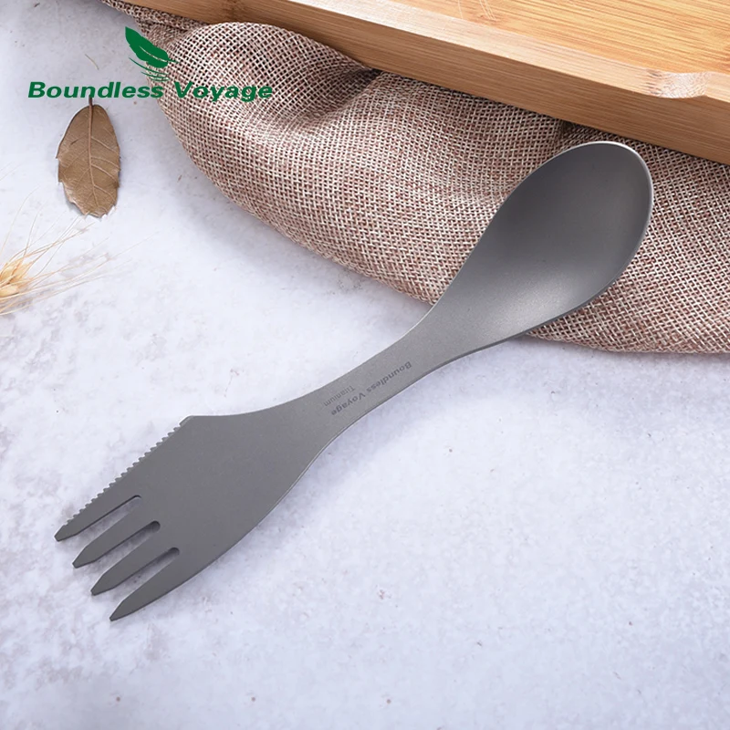 Безграничная Вояж Титан 3 в 1 столовая ложка вилка комбинированных ложек и вилок с