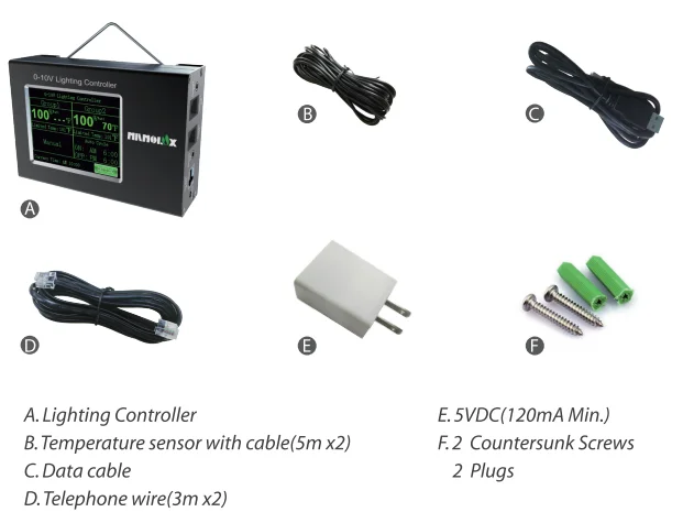 

0-10V USA/EU Wireless Remote Digital Ballast Smart Controller Dimmers For Grow Light
