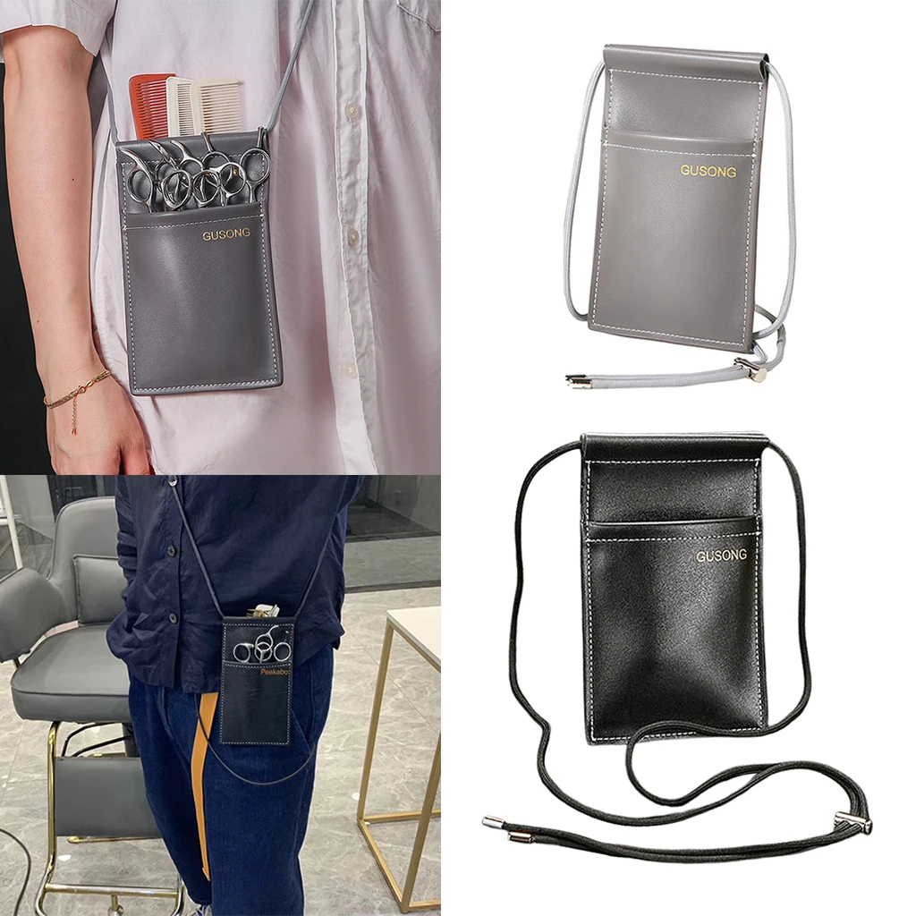 

Professional Hairdressing Scissors Tool Holder Pouch with Belt, Offer Haircut Tools Excellent and Safe Protection