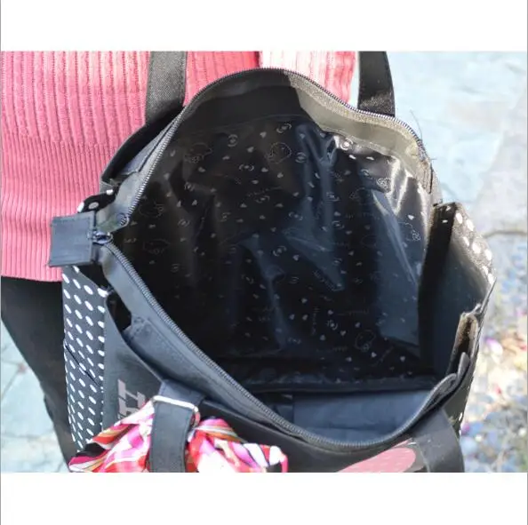 Новинка клатч Hello Kitty большая сумка через плечо для покупок Женская холщовая