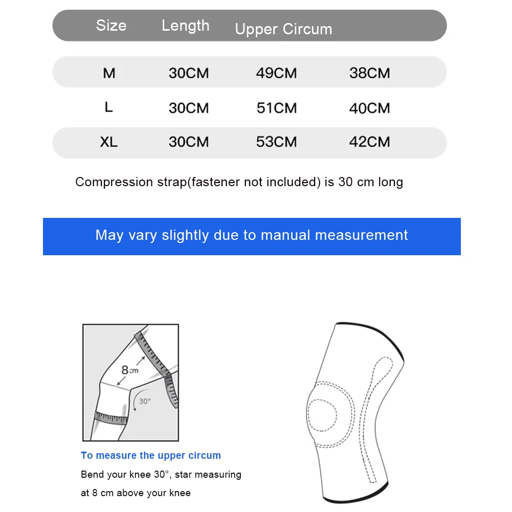 

3D Sports Compression Knee Brace Breathable Knee Support Silicone Cushion Protection Knee Sleeve For Running Jogging Sports