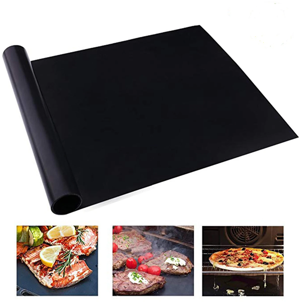 Non-Stick BBQ Grill Mat Baking Cooking Grilling Sheet Heat Resistance Easily Cleaned Kitchen Tools 40X33/40X50CM |