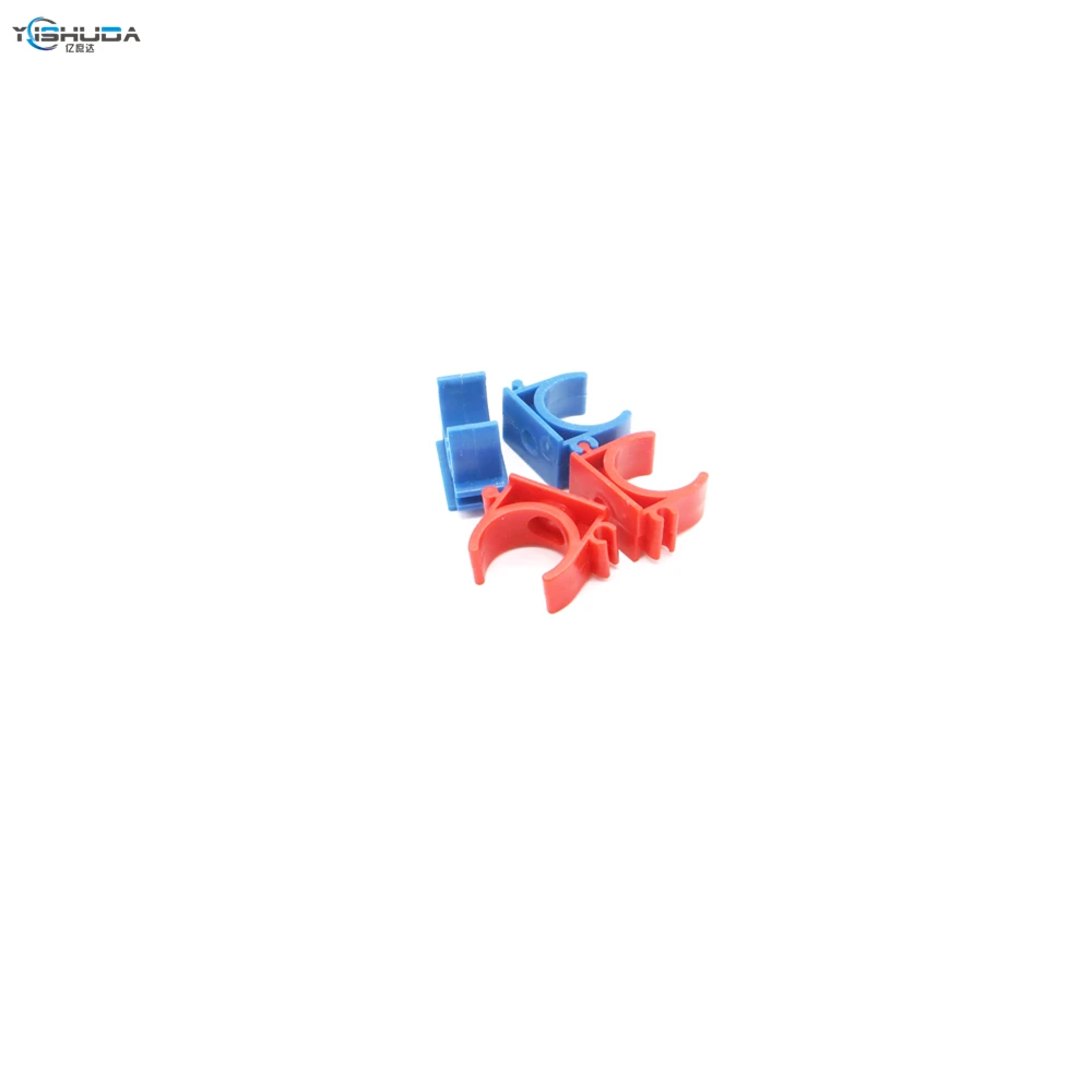 SONGZHI PVC-U red and blue pipe clamp forced code line fittings electrician U-shaped wall card genuine | Обустройство дома