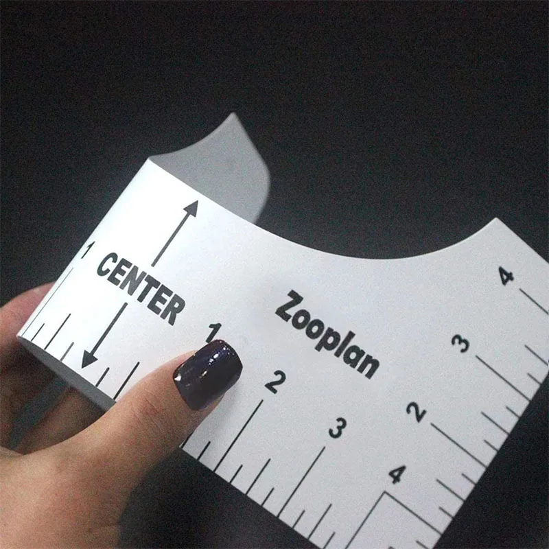 

4Pcs/Set T-Shirt Alignment Ruler For Guiding Tshirt Measurement Ruler With Size Chart DIY Drawing Template Craft Tool Drafting