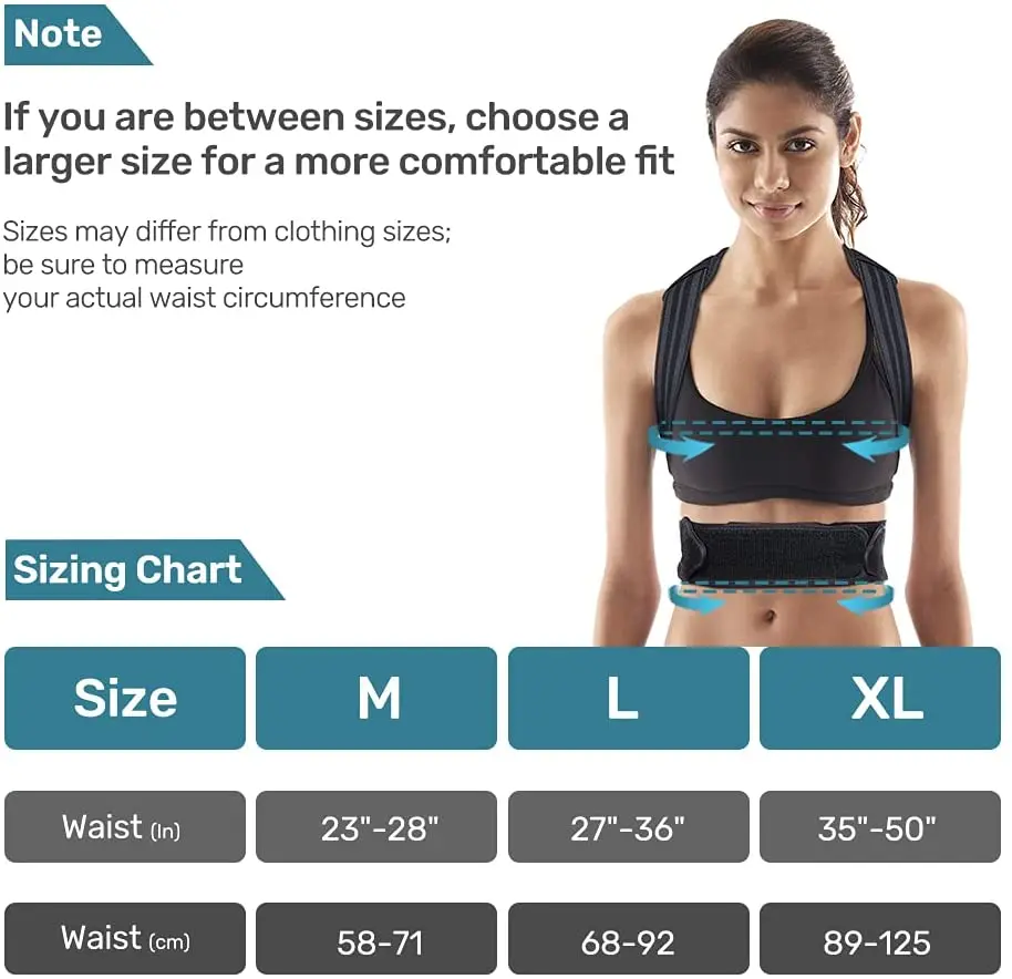 Posture Corrector Spine and Back Support Adjustable Breathable Brace Improves Providing Pain Relief Have M/L/XL | Красота и здоровье