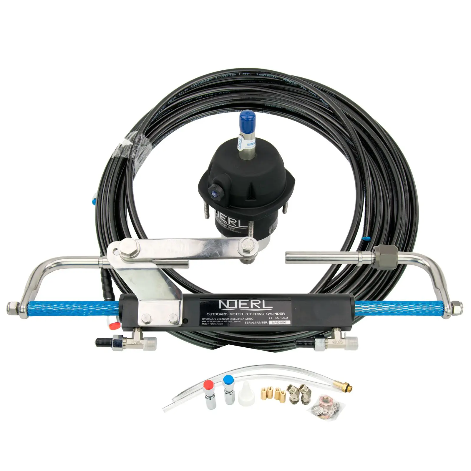 Гидравлическая система рулевого управления для лодки подвесной цилиндр штурвал