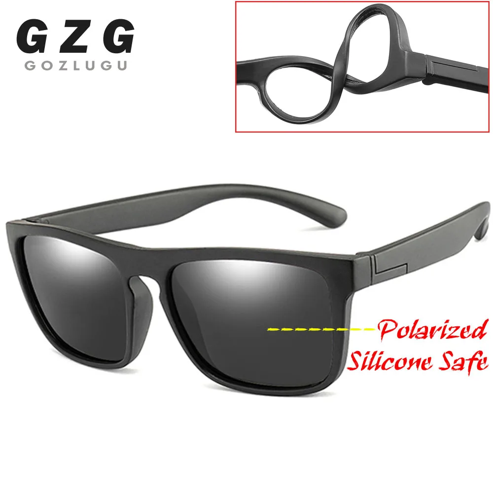 

New Fashion Kids Polarized Sunglasses Brand Design Boys Girls Square Sun Glasses UV400 Child Shades Eyewear Oculos de sol Gafas