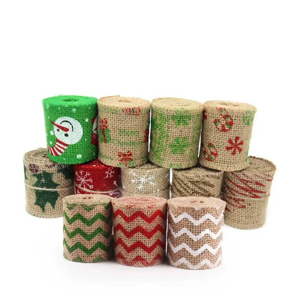 2 метра/рулон лента для украшения рождественской вечеринки|Ленты шитья| |