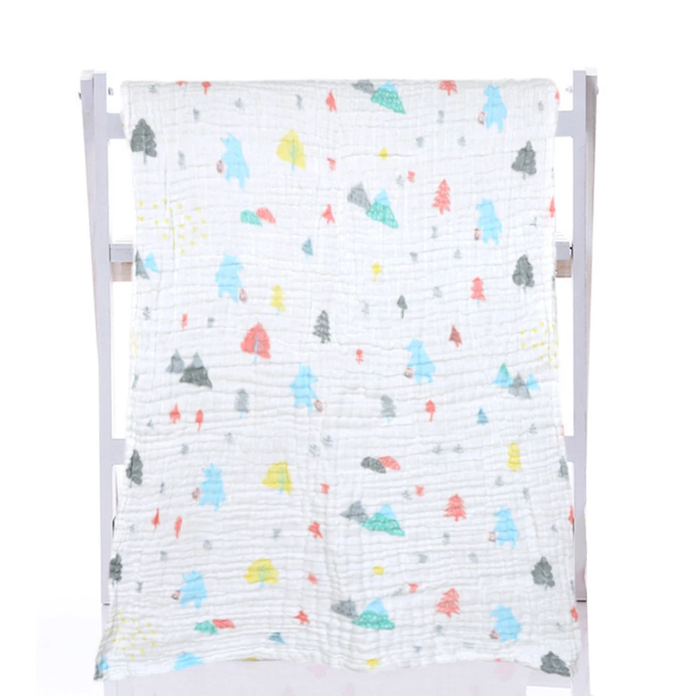 Детское одеяло уплотненное шесть слоев муслиновое хлопковое детское