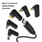 Адаптер питания usb-c в постоянный, универсальный, для ноутбуков Lenovo