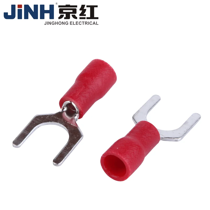 100 шт. гнездовой Штекерный изолированный лопаточный разъем SV5.5-8 обжимные