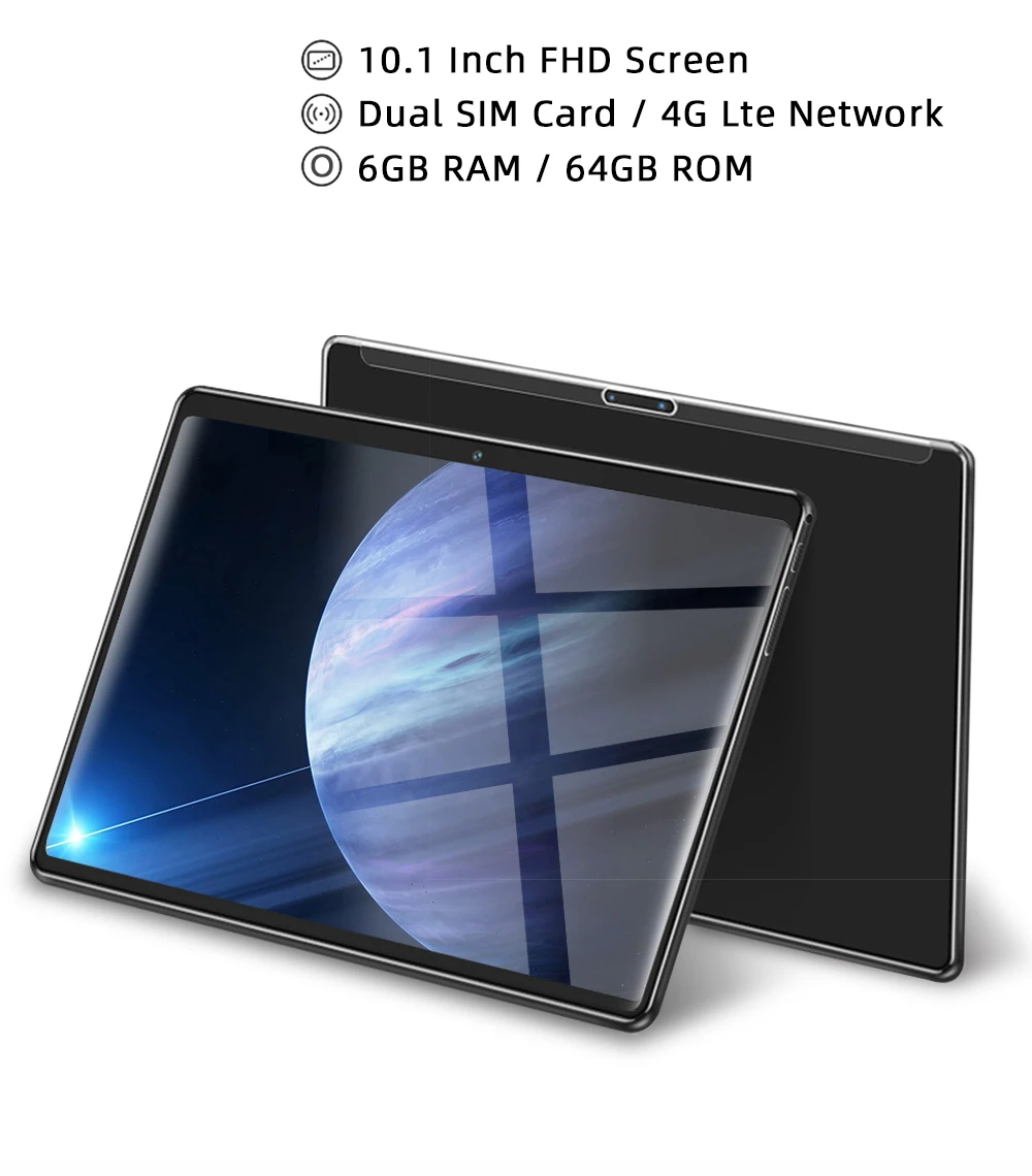Newset 10,1 дюймов планшетный ПК Android 8,0 4G Lte две SIM телефонные звонки планшеты 6 ГБ ОЗУ 64 Гб ПЗУ Восьмиядерный WiFi Bluetooth игровой 10