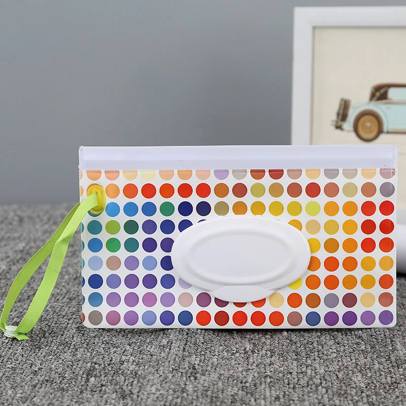 

4 Pcs Portable Wet Wipe Pouches Reusable Baby Wipes Dispenser Eco Friendly Handy Travel Diaper Wipes Carrying Case