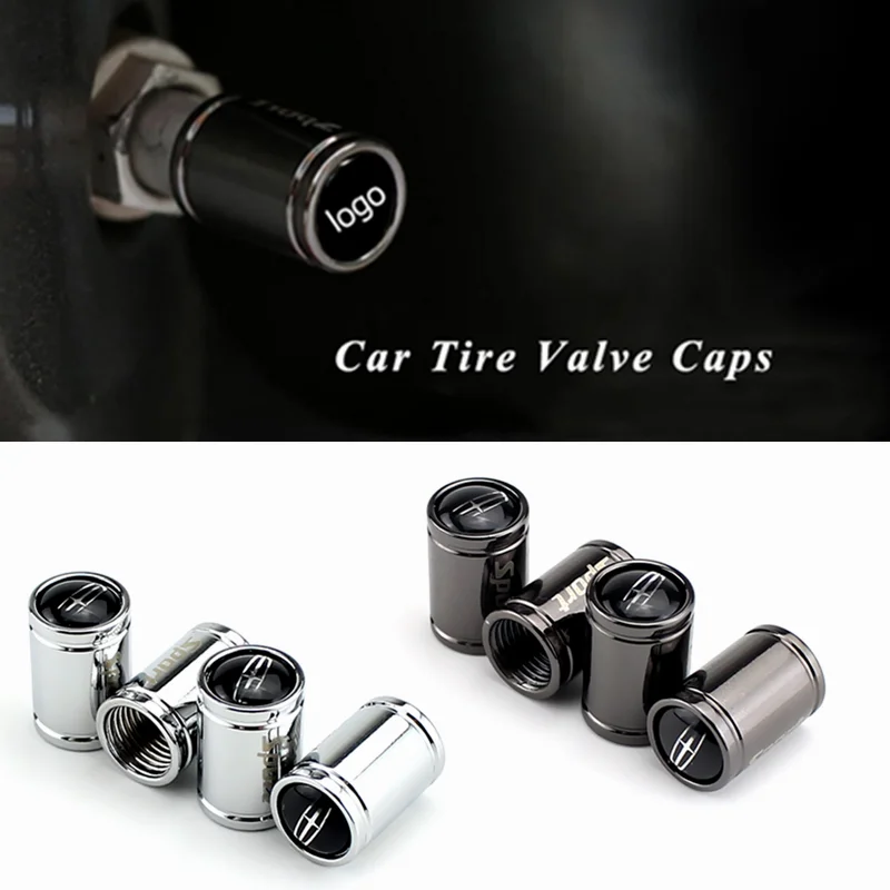 Колпачки воздушного клапана для автомобильных шин с логотипом Lincoln Mkx Mkz Mkc Mkt Mks