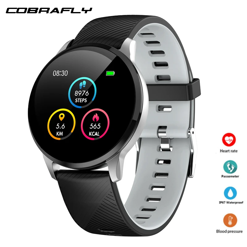 Cobrafly Y16 Смарт-часы IP67 Водонепроницаемый фитнес-трекер пульсометр спортивные часы для мужчин и женщин умные часы для xiaomi huawei
