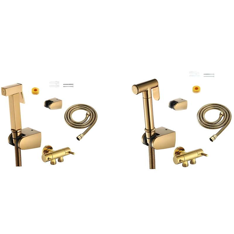 

Смеситель для биде для ванной комнаты, туалета, холодной воды, гигиенический душ, чистка, мусульманский душ, портативный распылитель для бид...