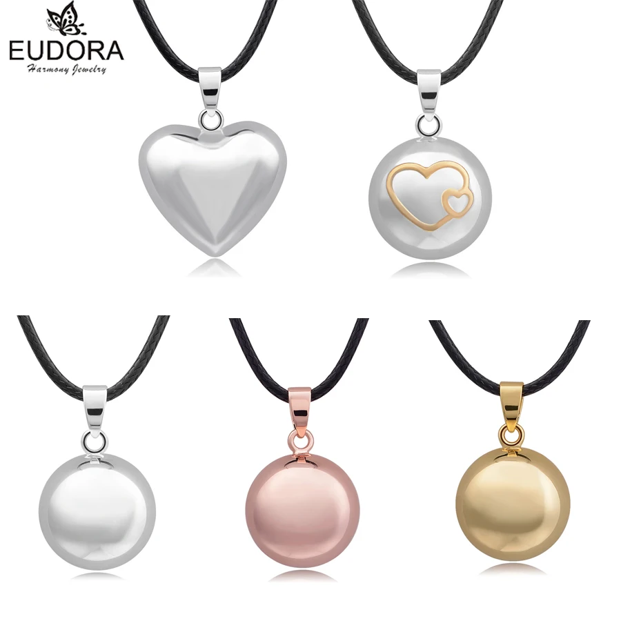 

Eudora Harmony Ball Mix Style Angel Caller Chime Sound Bola Balls Pendant Necklace for Pregnant Women Gift Charm DIY Jewelry
