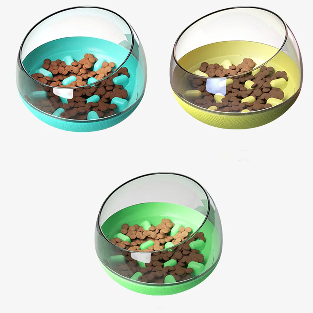 

Newly Pet Slow Feeder Bowl Round Tumbler Dog Bowl Food Container for for Cat and Dogs FIF66