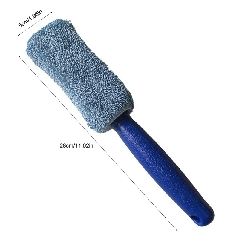 

Auto Cleaning Wash Tool Bathroom Cleaning Brush Soft Fiber Brush for Tire Rim Car Interior Seats Furniture F19A