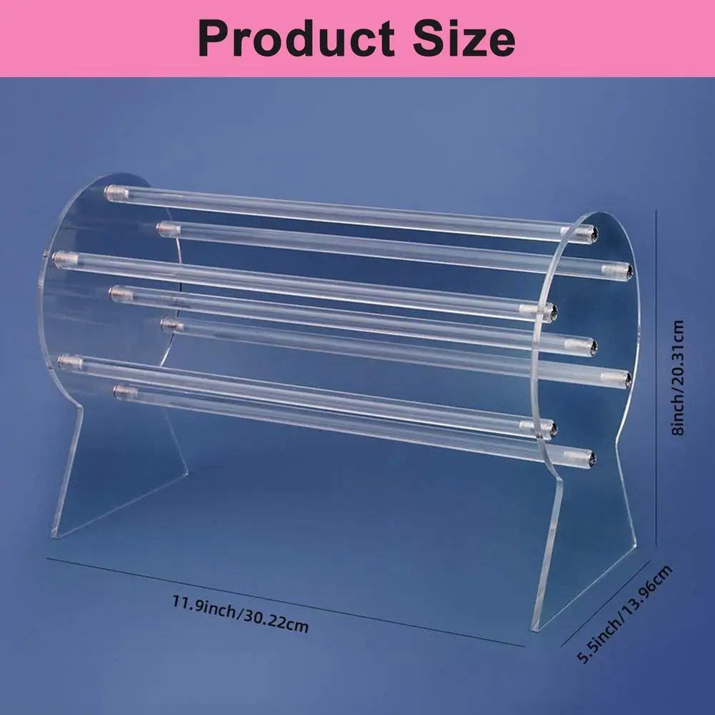 Держатель для повязки на голову прозрачный акриловый аксессуар волос органайзер