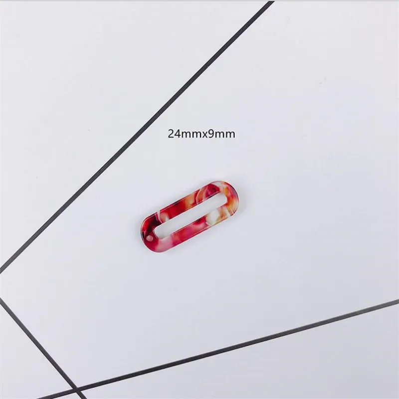 10 шт./лот креативные овальные коннекторы с уксусной кислотой для