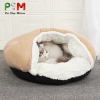 bps pet cat bed house buckskin bed cat cave basket cat toddler soft warm abreathable chihuahua cats products for pets niche chat