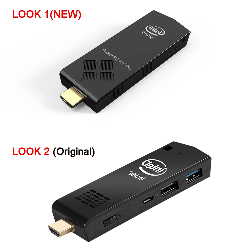 Мини-ПК W5 Pro с процессором Intel atom Z8350 четырехъядерным 1 44 ГГц Wi-Fi 2 4 и 4K Bluetooth 0 мини-ПК