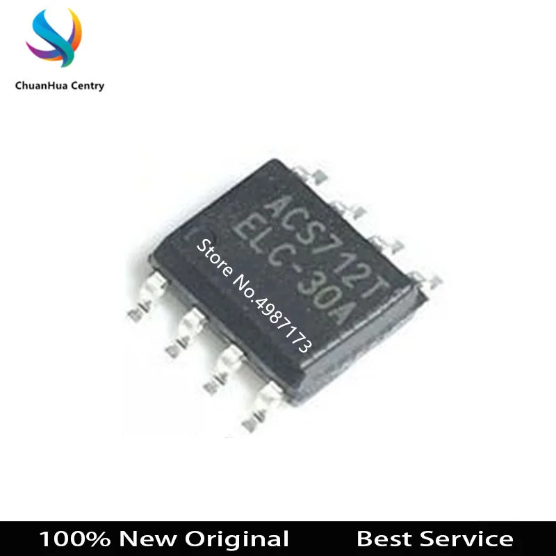 

5 Pcs/Lot ACS712ELCTR-05B-T ACS712ELCTR-20A-T ACS712ELCTR-30A-T SOP8 New Original In Stock
