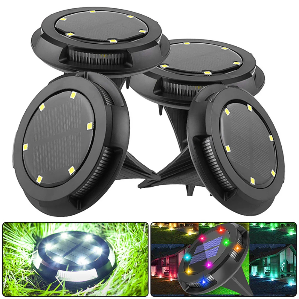 

Солнечный светильник на открытом воздухе светодиодный заземлением лампа Водонепроницаемый Сад Двор парк путь коридора белый светильник к...