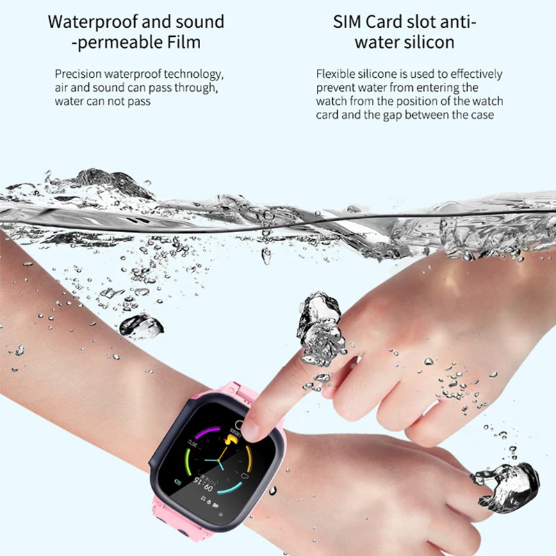 Детские Водонепроницаемые Смарт-часы S8 4G GPS + WIFI LBS с функцией отслеживания |