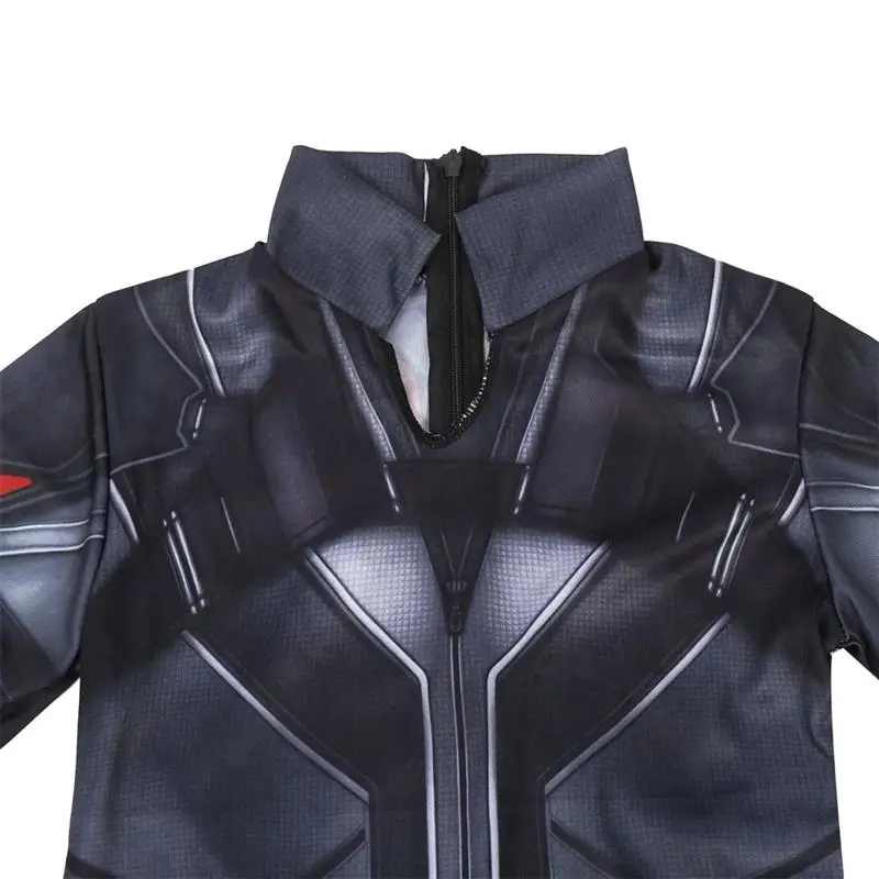 Black Widow Costume Cosplay Jumpsuit Movie Character Romper for Halloween Party Girls Play Costumes |