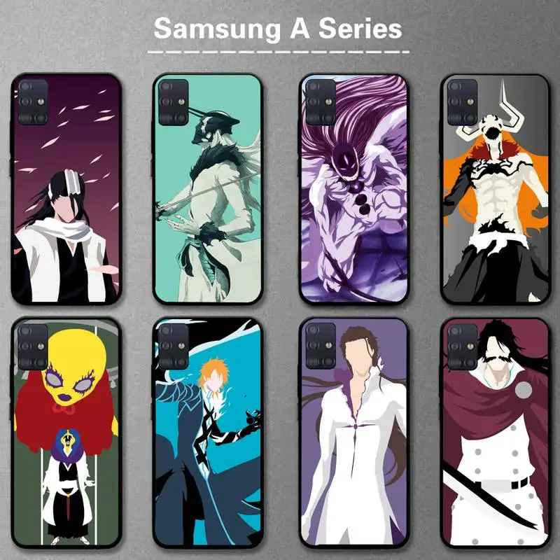 

Anime BLEACHS Phone Case for Samsung A01 A02 A12 A11 A31 A91 A80 A21 A21S A31 A32 A20E A7 2017 5G Cover