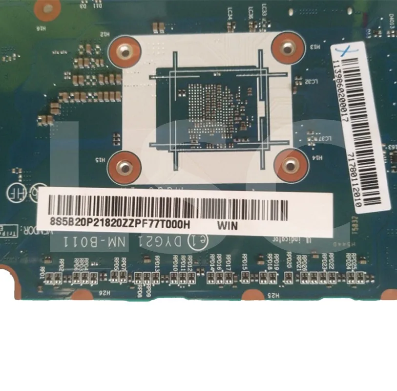 LSC для Lenovo YOGA 710-11IKB материнская плата ноутбука DYG21 NM-B011 с процессором 4410Y 4 Гб RAM FRU