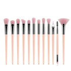 12 шт. деревянная основа косметический для бровей, теней кисти инструменты для макияжа, набор кистей Многофункциональный Косметические кисти для макияжа инструмент Лидер продаж