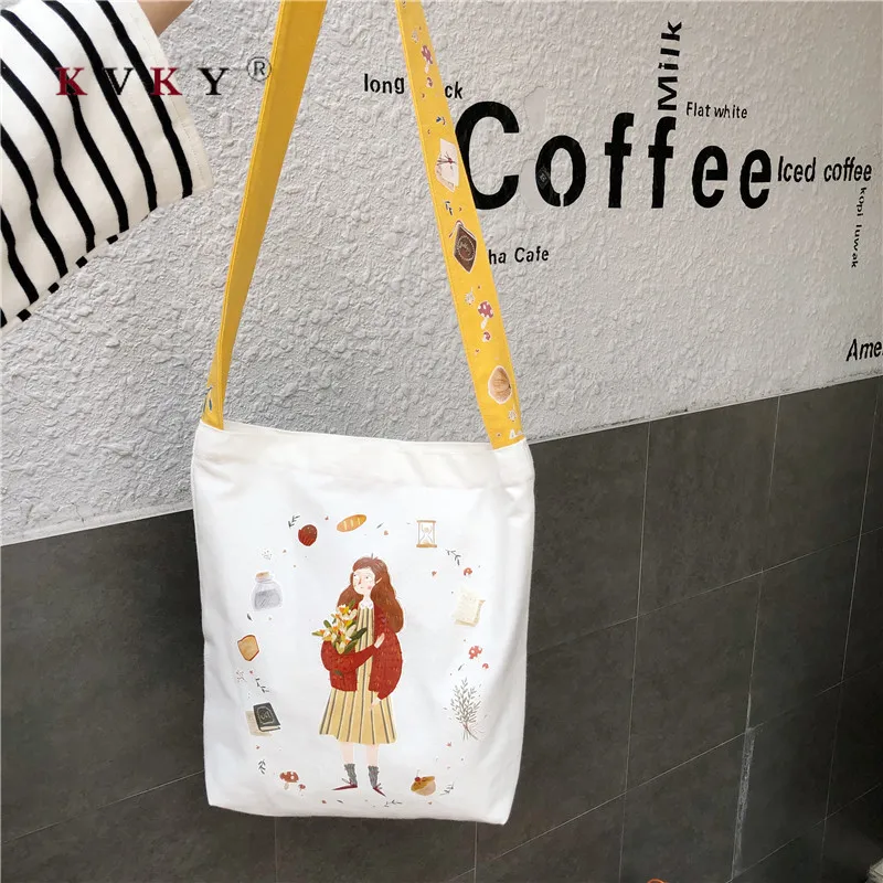 

Women Fashion Bolsa Reutilizable Cotton Grocery Tote Shopping Bags Canvas Solid Foldable Grocery Sac Folding Shopping Tote Bags