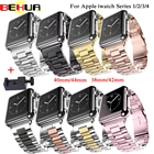 Ремешок для часов, из нержавеющей стали для iWatch 123438404244 мм