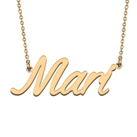 mari custom name necklace customized pendant choker personalized jewelry gift for women girls friend christmas present