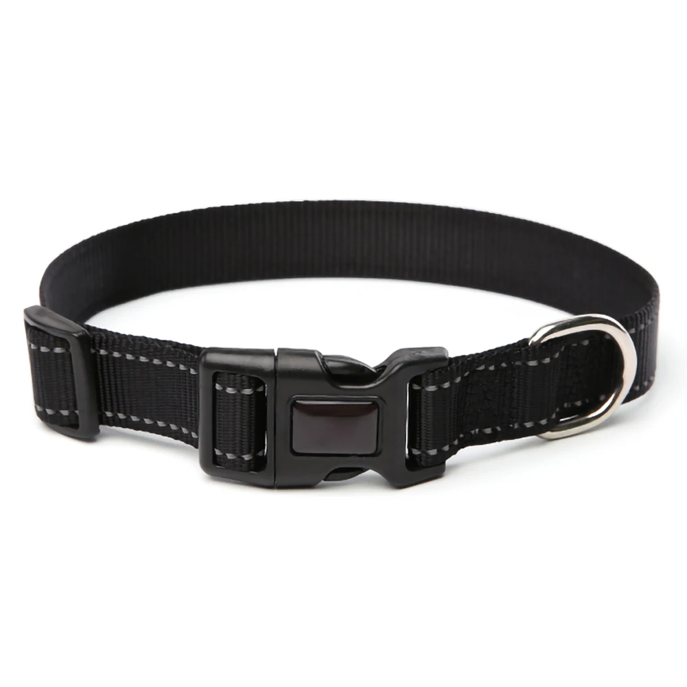 

Nylon Reflective Wire Plastic Buckle Collar Pet out Training Traction Collar