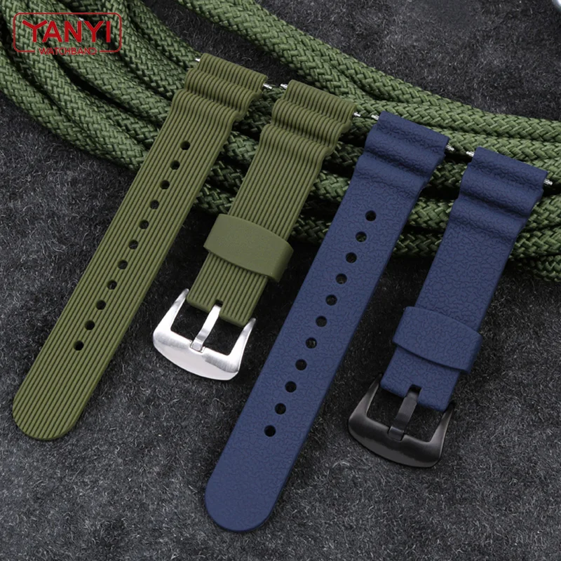 Rubber Watchband 22mm for Seiko PROSPEX Silicone Strap Diving Waterproof Sport Men Replacement Bracelet Band Watch Accessories