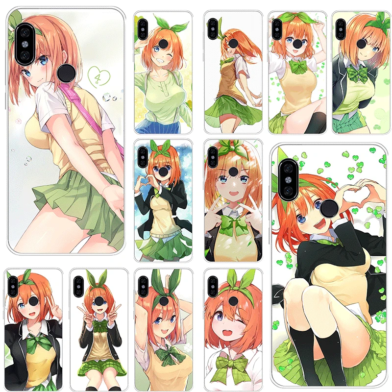 Мобильный телефон чехол для Xiaomi Redmi Note 8 6 7 5 Pro 4 4X 5A Nakano Yotsuba Quintuplets TPU | Мобильные