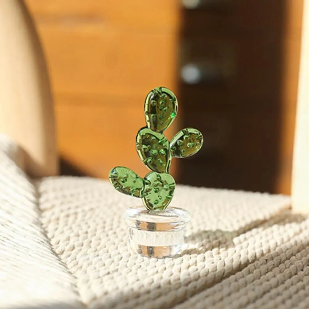 Новые украшения в виде кактуса декоративное стекло миниатюрный кактус для стола