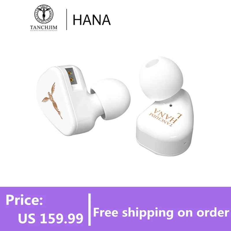 

TANCHJIM HANA Headphone Third Generation DMT Dynamic LCP Diaphragm HiFi In-Ear Earphone Oxygen