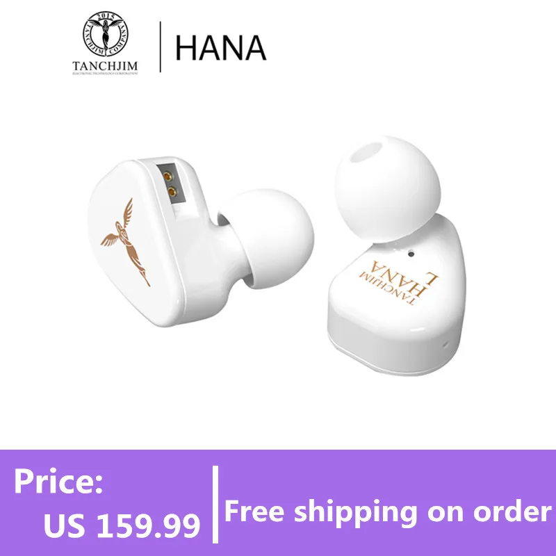 Наушники TANCHJIM HANA третьего поколения DMT Dynamic LCP диафрагма HiFi Внутриканальные
