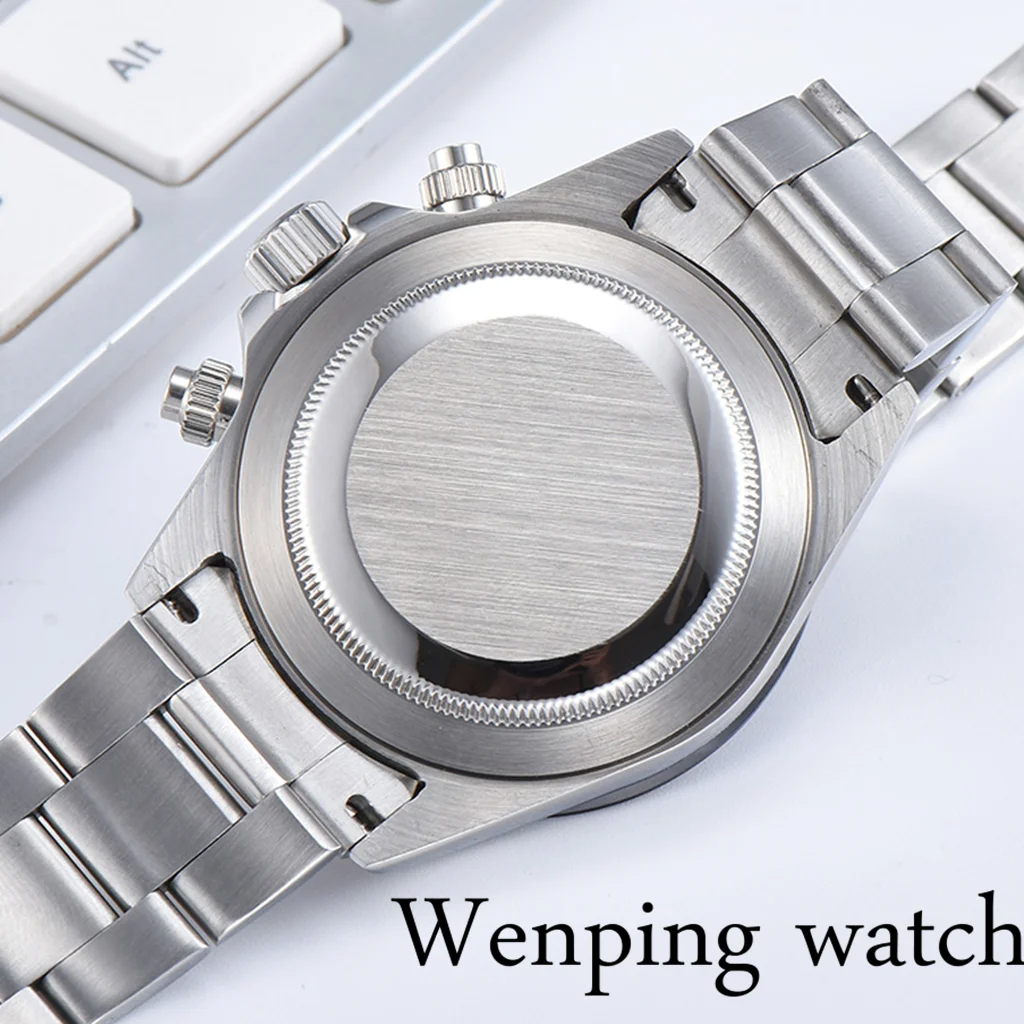 Мужские водонепроницаемые кварцевые часы с серебристым циферблатом и